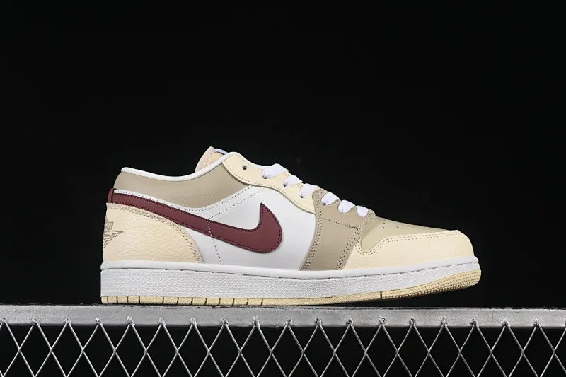 All categories Air Jordan Jordan series basketball shoes Air Jordan 1 Low Air Jordan 1 Low AJ1 Joe 1 cream yellow low-top cultural and casual sneakers HV6530-100